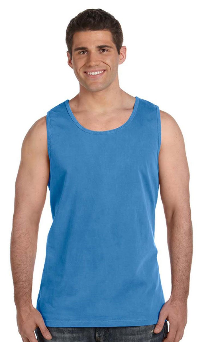 Comfort Colors Adult Garment-Dyed Sleeveless Tank, ROYAL CARIBE, 3XL