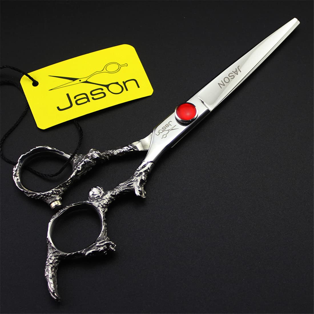 Ciseaux À Couper Les Cheveux De 6,0 Pouces, Kit Ciseaux De Coupe De Cheveux KIT Amincissement Kit De Cisailles pour Salon Barbier, Hommes, Femmes, Enfants Et Adultes