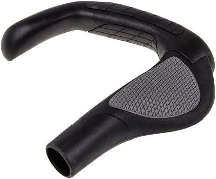 Ergon Gp5 Grips, Small, Composite, Touring & Commuting Bike Grips, Black/Gray