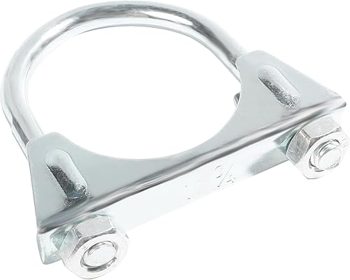 Zlirfy Abrazaderas de escape de silenciador de perno en U de 1.75 pulgadas, 2.25 pulgadas, 2.25 pulgadas, 2.5 pulgadas, 2.75 pulgadas, silenciador