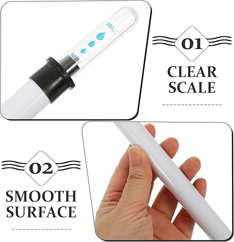 Miniatura 4 de Alipis Medidor de pantalla de agua flotante, 4 unidades, medidor de nivel de agua, plantas hidropónicas, indicador de nivel de agua, medidor de