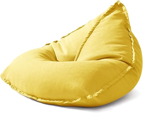 Miniatura 10 de ArtsPavilion Funda para puf solo sin relleno, almacenamiento de animales de peluche, lavable y suave, funda para sillas de puf de lino suave,