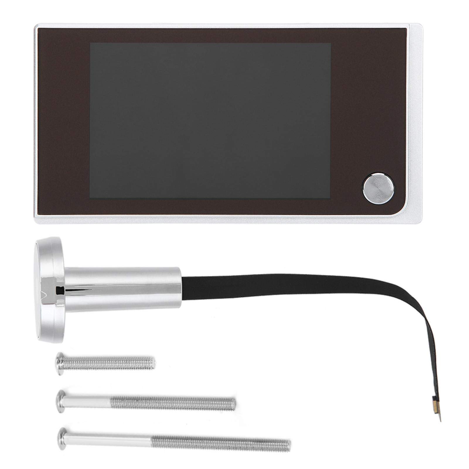 Cámara de mirilla para puerta, cámara electrónica de seguridad para el hogar con pantalla a color de 120 grados, LCD de 3,5"para el apartamento de la villa de seguridad del hogar
