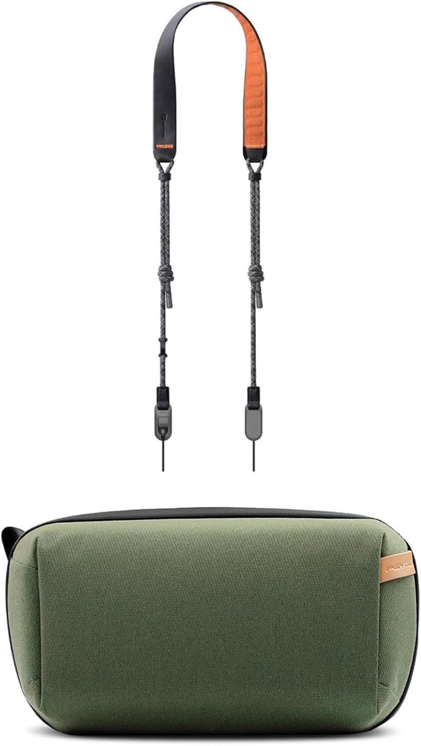 PGYTECH Camera Strap Air+ Travel Tech Organizer, Waterproof Tech Pouch, Electronics Accessories Organizer Travel Carrying Case, Cable Organizer Bag for Cables, Cord, Phone Batteries, Charger