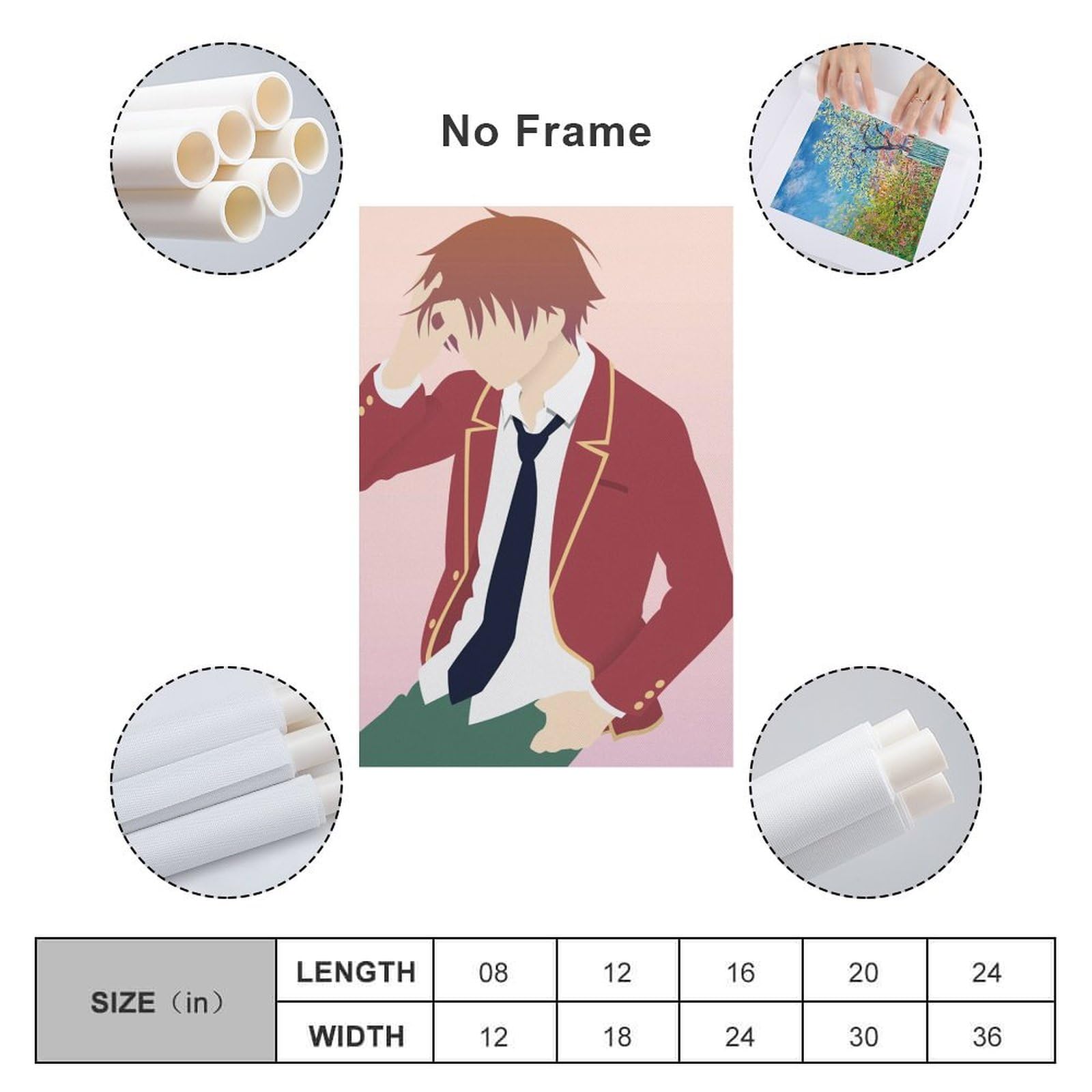 Amazon.com: SRAML Kiyotaka Ayanokoji Poster Classroom of The Elite