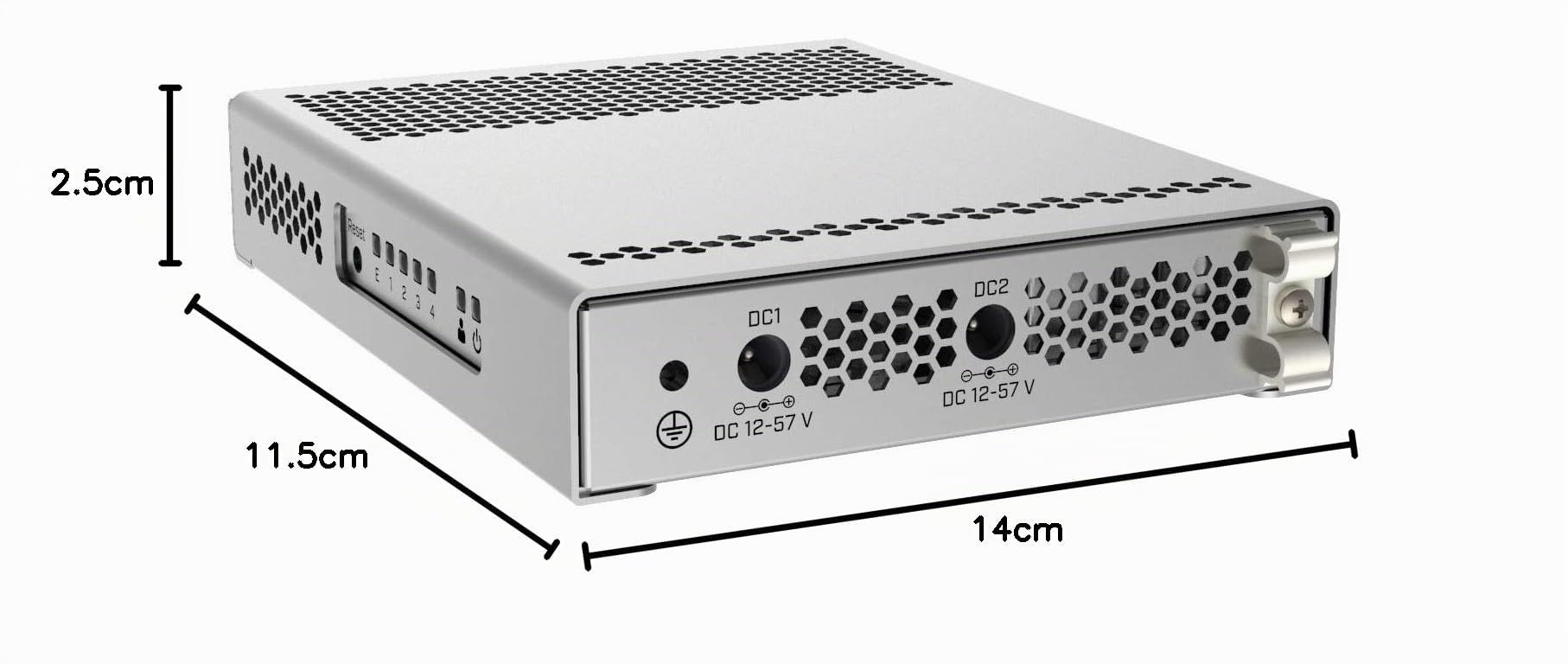 MikroTik CRS305-1G-4S+in switch di rete Gestito Gigabit Ethernet (10/100/1000) Supporto Power Via ce Port (PoE) Bianco