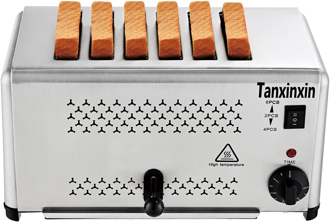 1650W 6 slices commercial toaster pop up