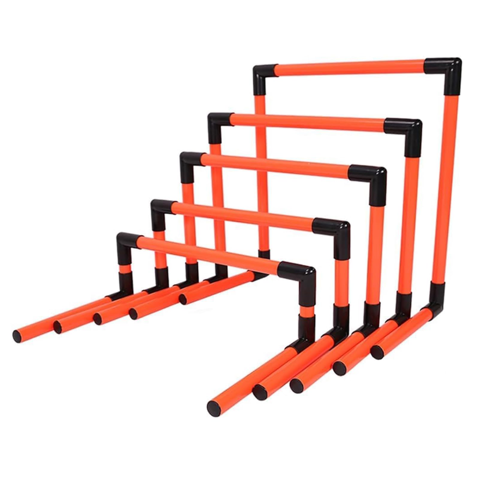 Agility Hürden-Trainingsset – 5 höhenverstellbare Hürden für Kinder, Fußball und Track-Workouts, verbessert Geschwindigkeit und Koordination für alle Sportler