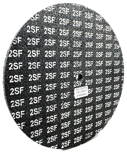 Image of EXL Unitized Wheel, Silicon Carbide, 8 inch Diameter x 1 /2 inch Wide x 1 /2 inch Arbor, 2S Fine | 15844 | (Pack of 1)