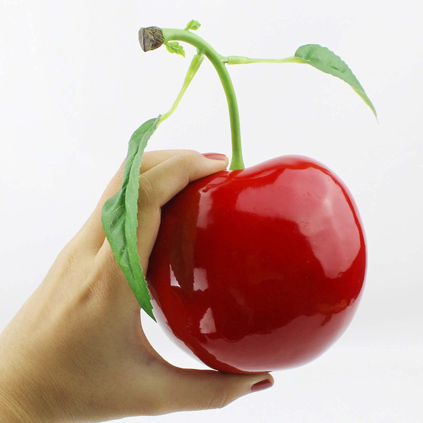 APEX 50 cerises rouges artificielles, fausses cerises réalistes, ornement de cerises, modèle de