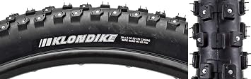 Kenda Klondike Clincher Tire, 29x2.10, Snow, 400-Stud, Black
