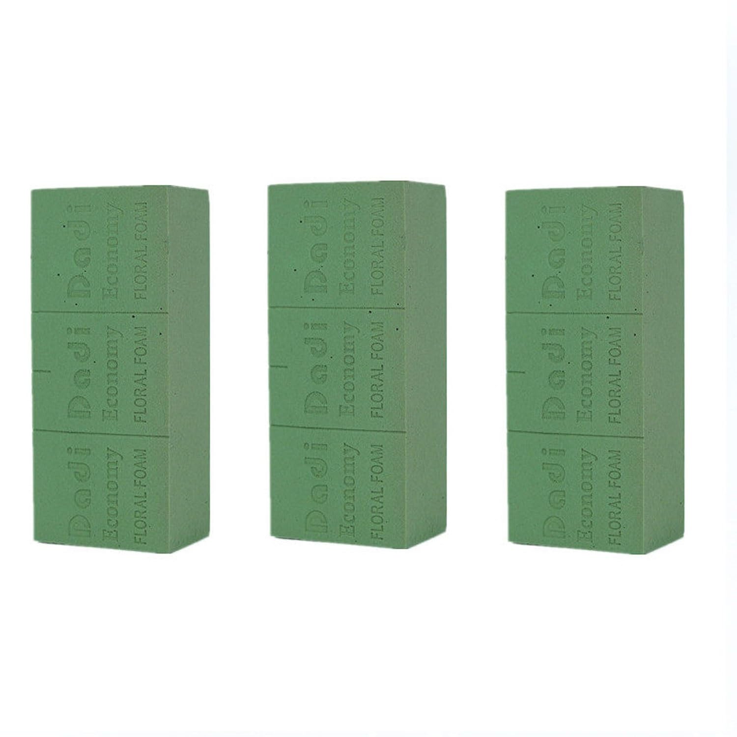 Espuma floral 22,5 × 10 × 7 cm para flores frescas y arreglos