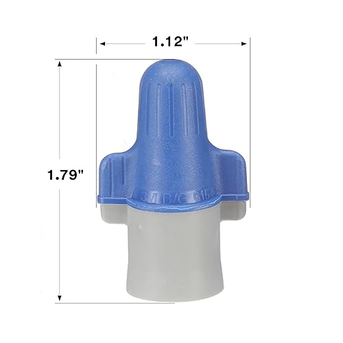 Miniatura 3 de 3M(TM) Performance Plus, conector de alambre B/G+JUG, azul/gris, 14-6 AWG (paquete x 250 unidades)