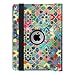 Fintie iPad Pro 10.5 Case with Built-in Apple Pencil Holder - 360 Degree Rotating Stand Protective Case with Auto Sleep/Wake Function for Apple iPad Pro 10.5 Inch 2017 Release, Bohemian Ledge