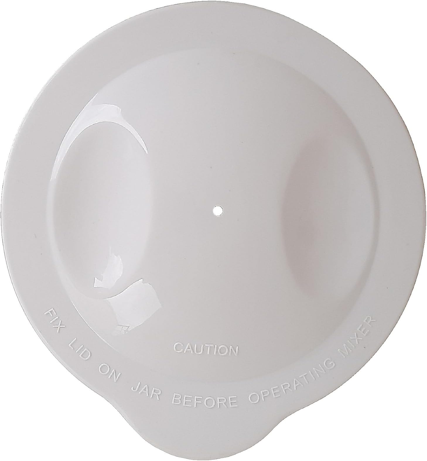 Small/Dry Jar Lid suitable for Philips Mixer Grinder Jars | Mixer Grinder Replacement Parts & Accessories (Plastic, White) (11 cm)