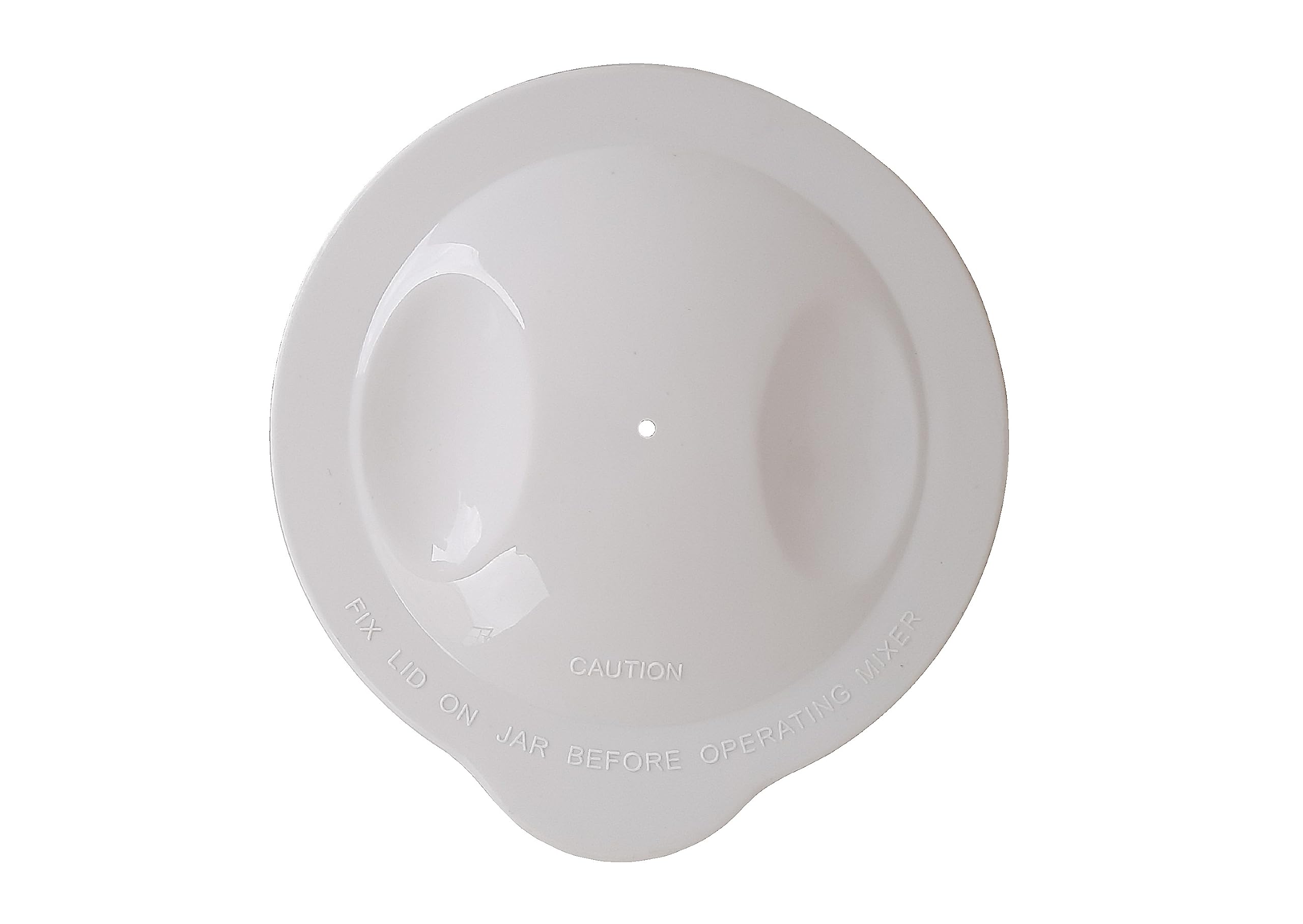 AtLoGs- Small/Dry Jar Lid suitable for Philips Mixer Grinder Jars | Mixer Grinder Replacement Parts & Accessories (Plastic, White) (11 cm)