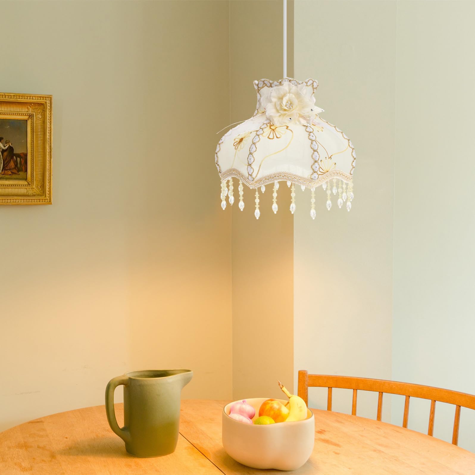 Vintage Lampenschirm im Europäischen Stil für Tisch und Stehlampen Zufälliger Stil