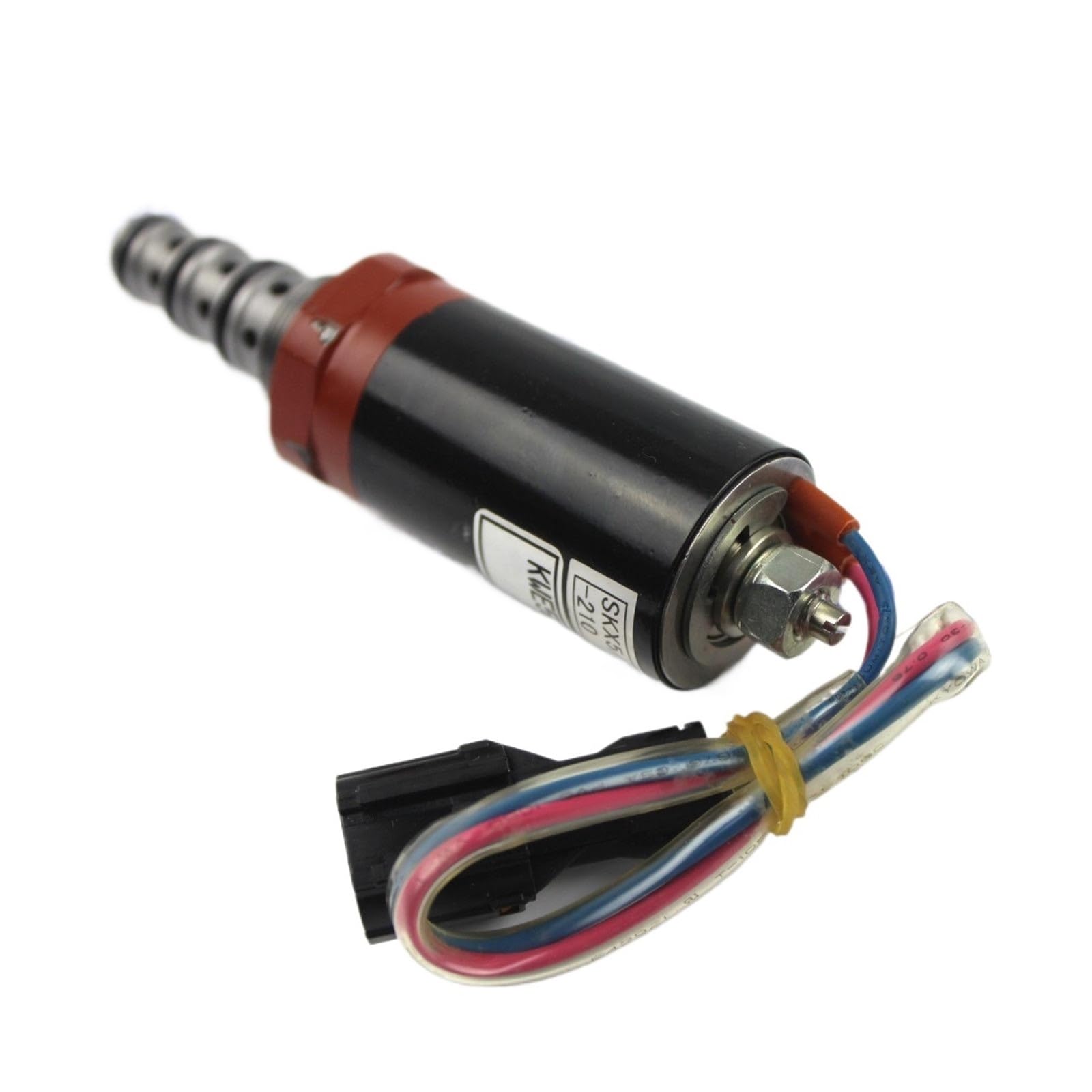 RISWEKFW KWE5K-20/G24Y13 SKX5/G24-210 Solenoid Valve For SH120 SH135 SH200 Excavator Hydraulic Pump Parts