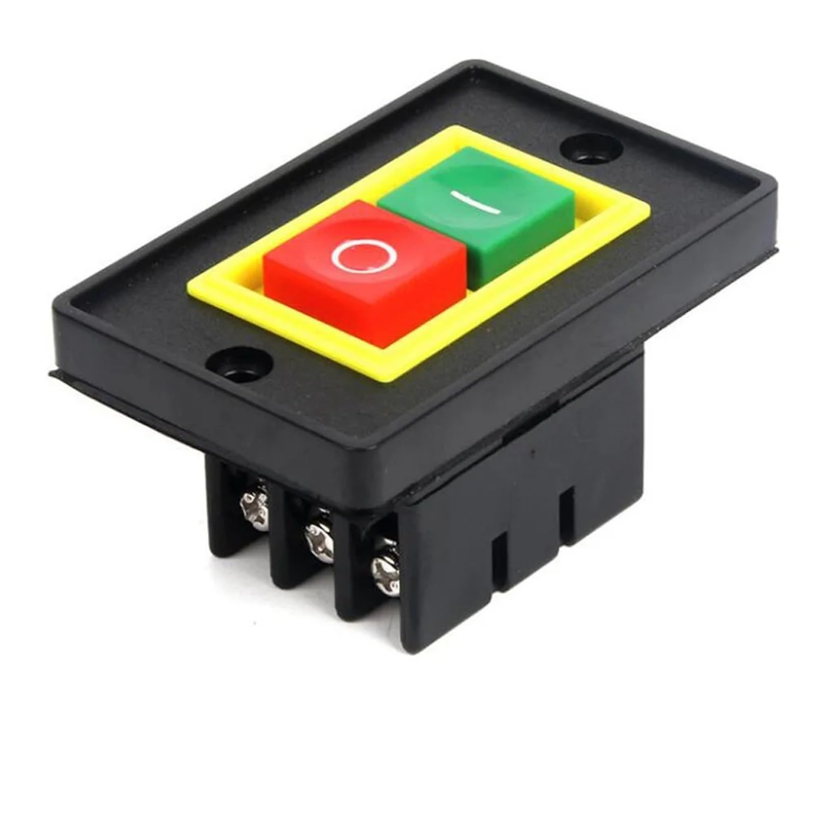 Interruptor pulsador AC 380V 2kW QCS1 con panel pequeño de 6 terminales 6