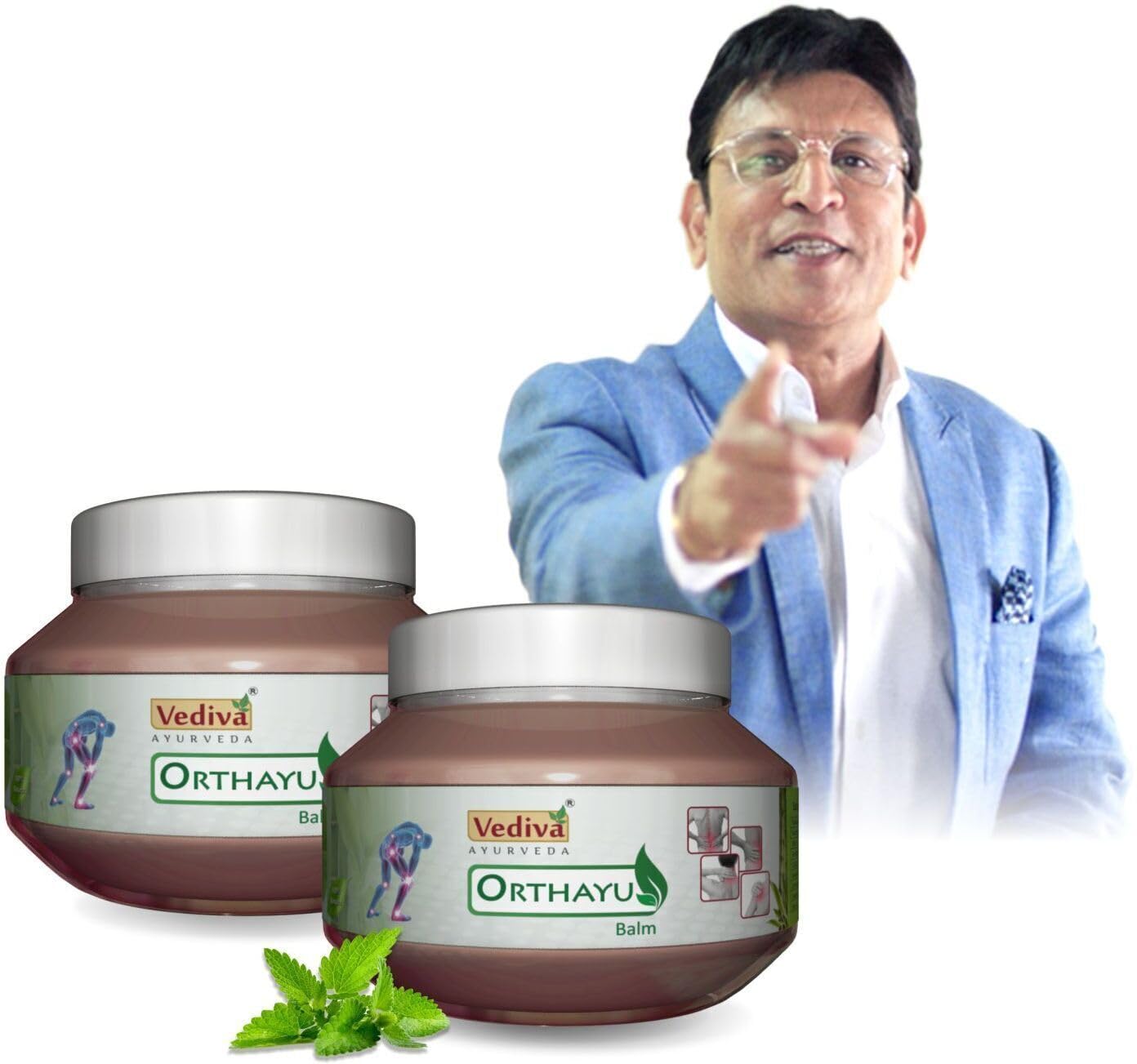 Orthayu Balm - 100% Natural Ayurvedic Balm for Joint Health, Swelling & Body Ache Relief-image-0