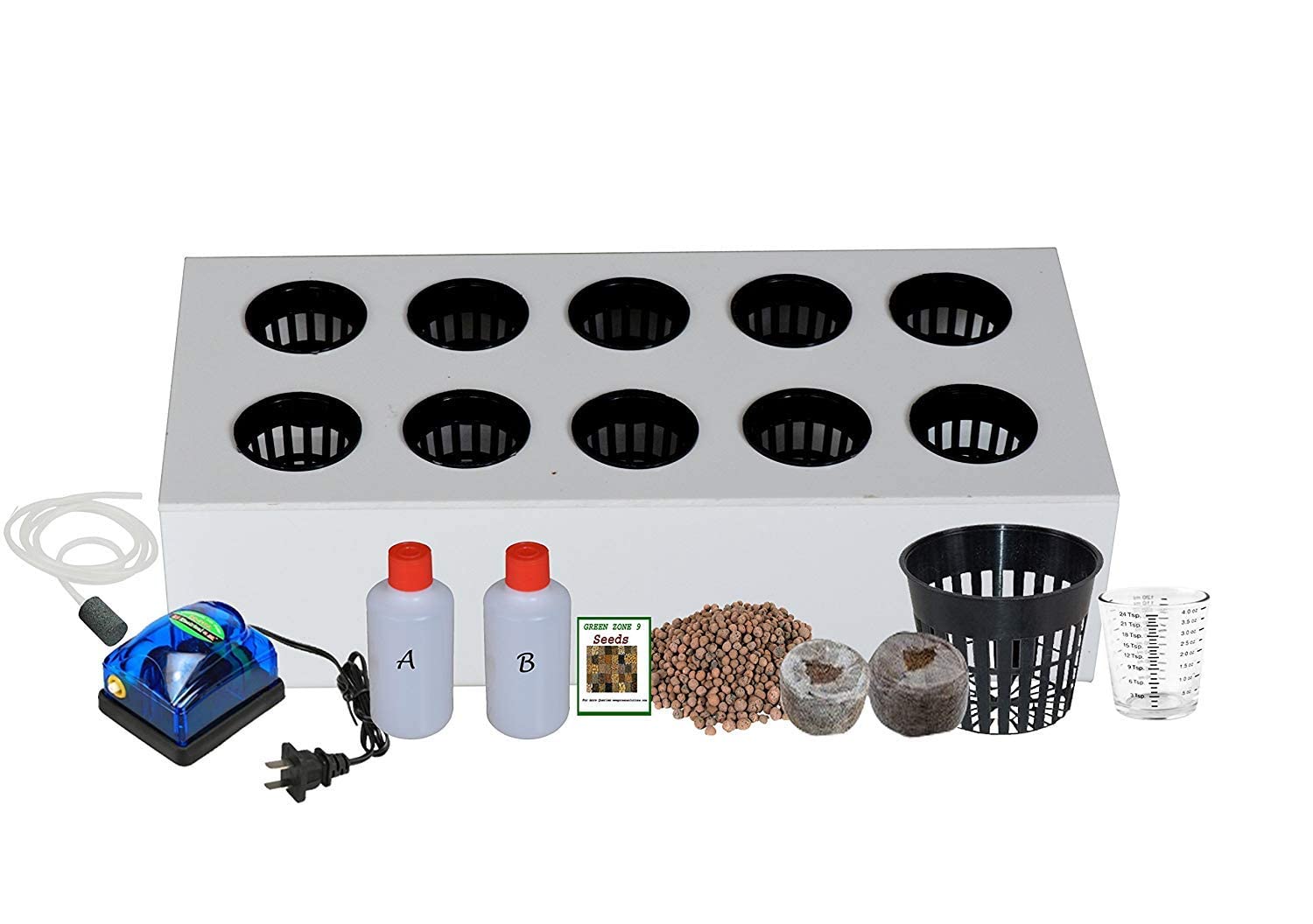 Green Live® Acrylic Material Hydroponic System 10-Plant Growing Kit DWC (B0BN8CWST5) Amazon Price History, Amazon Price Tracker