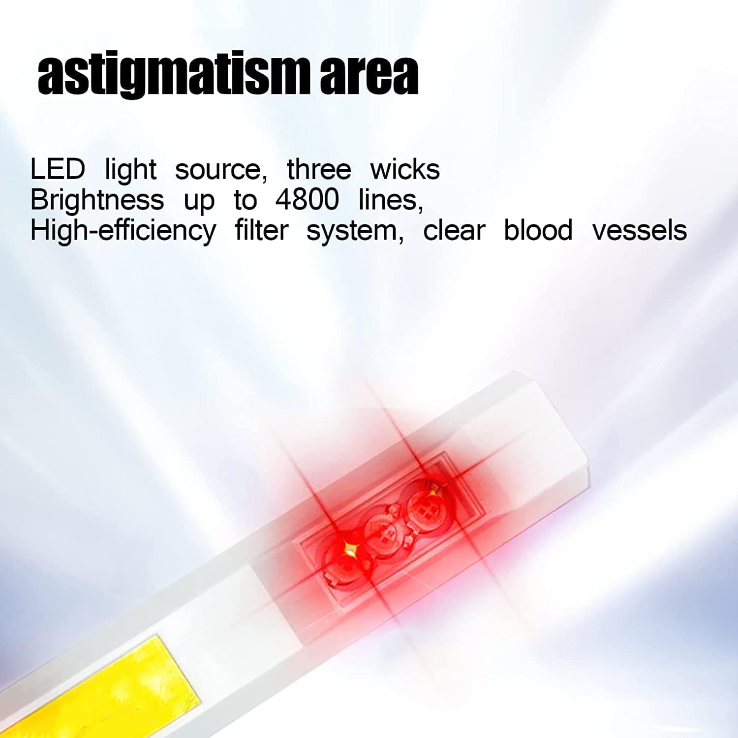 Luci a penna, Rilevatore di vene palmare con luminosità regolabile, Localizzatore di vene medico chiaro e preciso, for venipuntura su varie pelli for ospedali
