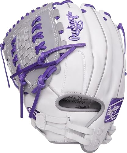 Miniatura 70 de Rawlings Guantes de sóftbol Liberty Advanced COLORSYNC Series Fastpitch Tamaños 11.75 a 13 pulgadas Múltiples estilos Gris