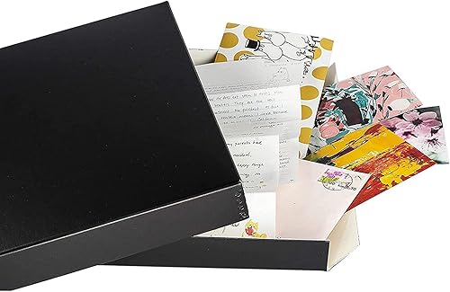 Vista 220 de Lineco, Caja de almacenamiento de archivos de museo de color tostado de 9 x 12 pulgadas, diseño frontal caído. Sin ácidos con borde de metal.