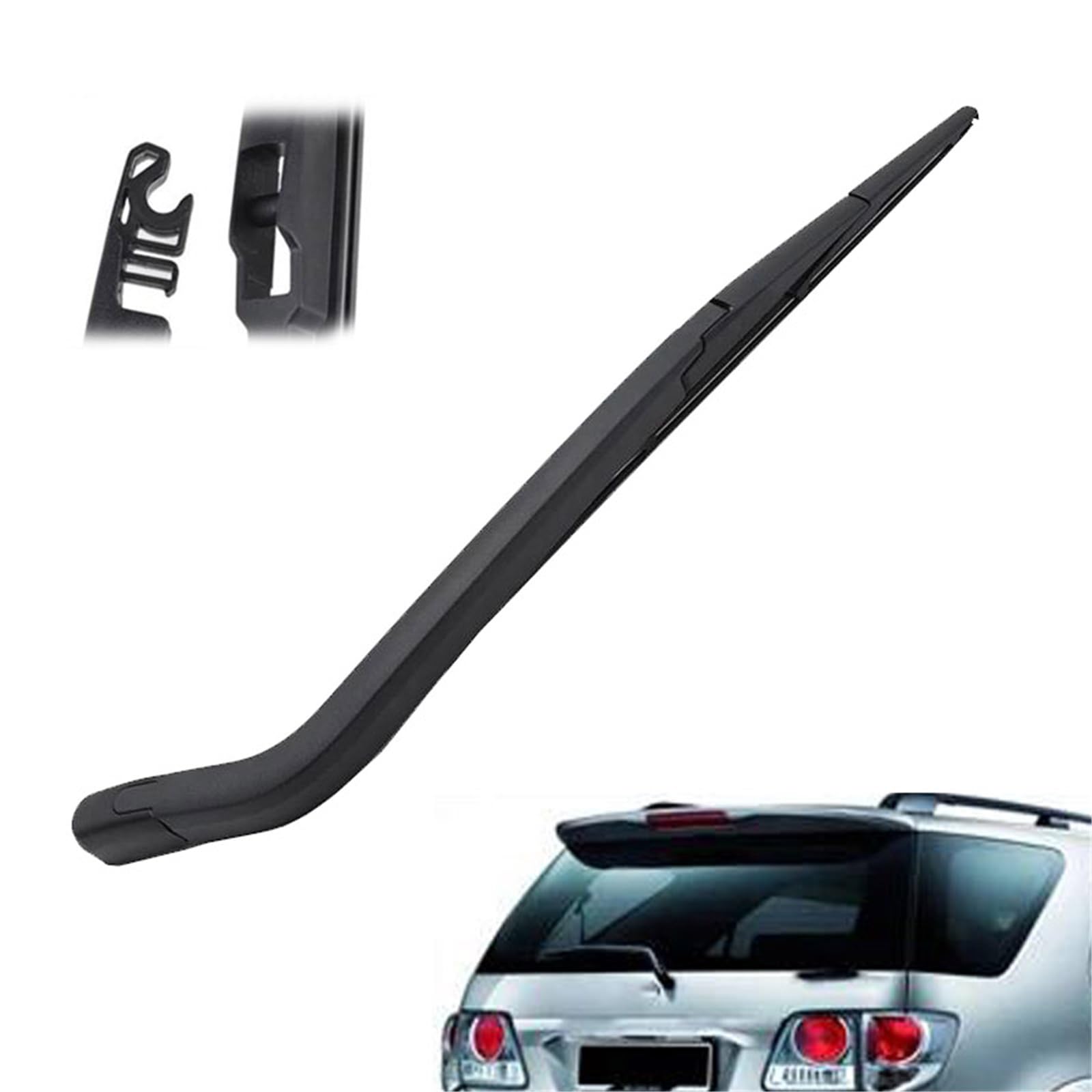 Kit Set Braccio E Spazzola Tergicristallo Posteriore da 12" per T&oyota per Fortuner MK1 2004-2015 Parabrezza Parabrezza Portellone Posteriore Spazzola per Finestrini Tergicristallo