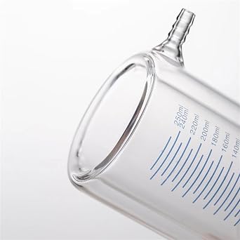 Laboratory Thickened Double-Layer Heat-Resistant Glass Jacketed Beaker Photocatalytic Reactor 50 100 150 200 250 500 1000 Ml(50ml)