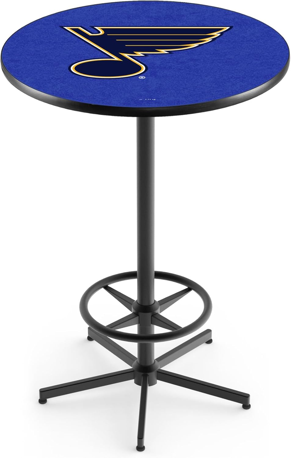 Holland Bar Stool Co. L216-42" Black St Louis Blues Pub Table