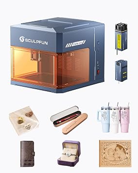 SCULPFUN iCube Ultra 12W Diode & 1.2W IR Dual Laser Engraver Machine