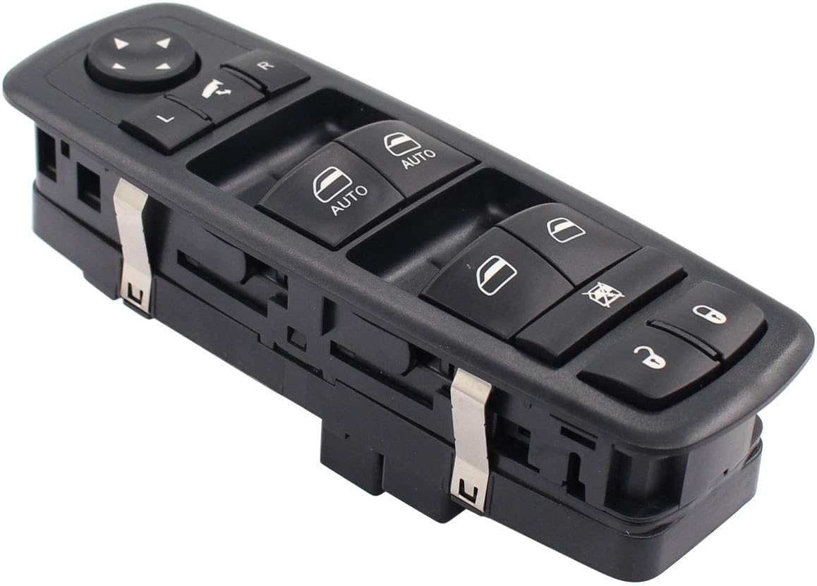 NewYall Front Left LH Driver Side Master Power Door Window Switch for Chrysler 300 2011-2012 for Dodge Journey 2012 Ram 1500 2500 3500 2016-2018 Replaces 56046823AE