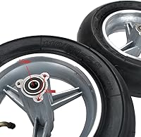 Vista 4 de Neumáticos lisos para mini moto delanteros 90/65-6.5 traseros 110/50-6.5 adecuados para neumáticos delanteros y traseros de 2 tiempos, accesorios