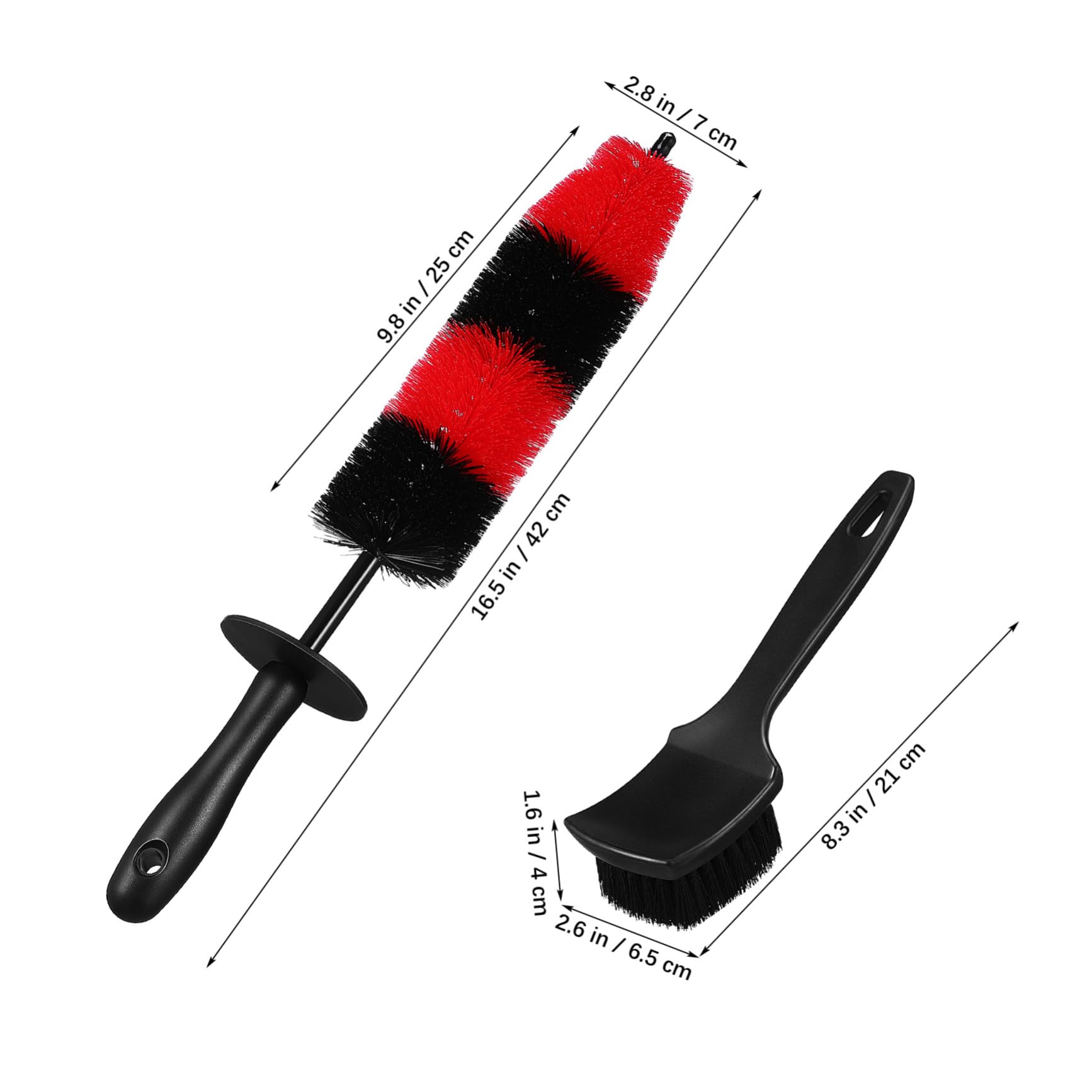 ULTECHNOVO 3ensembles Brosses De Nettoyage pour Brosse De Détail pour Jantes Et Pneus Outils De Lavage Automobile Accessoires De Nettoyage pour Voiture