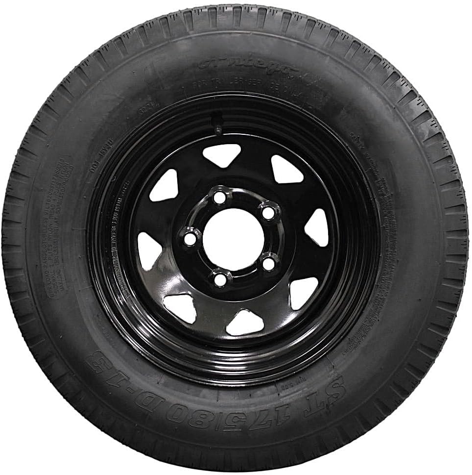 (Set of 2) Antego Tire and Wheel 175/80D13 Highway Terrain – 13.0-Inch Rim, 6-Ply Strength, Load 91.0, Speed M – Heavy-Duty Trailer Tire | A130454510096206ST17580D13-B2