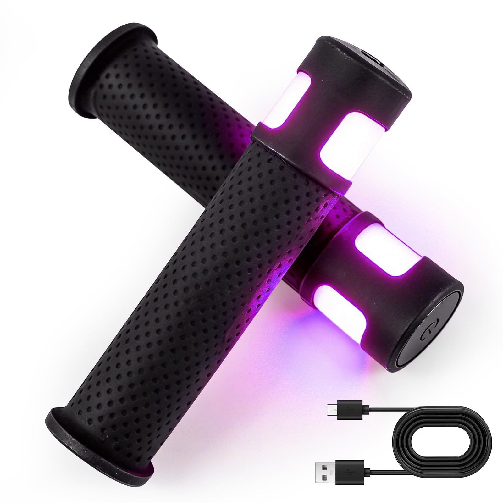 GOMETY Intermitentes, Iluminación LED para manillar, asas ergonómicas para patinetes eléctricos, intermitentes, luces de manillar, luces de señalización para Xiaomi M365/Pro2