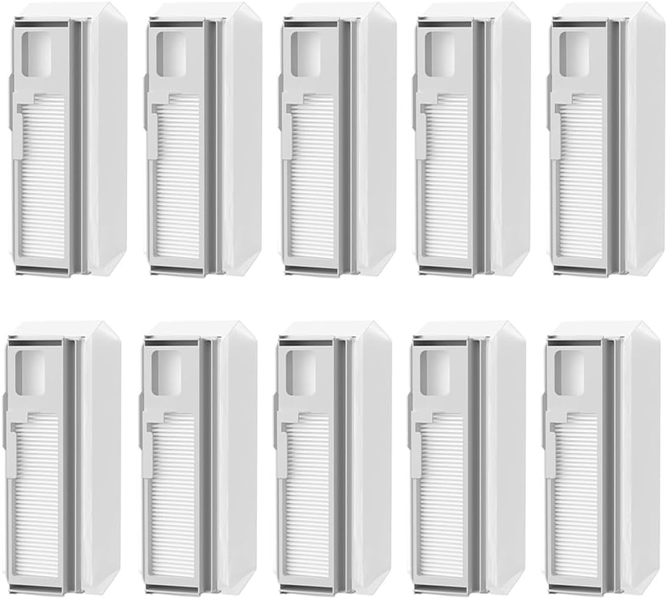 10 Pack Disposable Dust Bag Hepa Filter for Narwal Freo X Ultra & Freo X Plus Robot Vacuum Cleaner Replacement Part