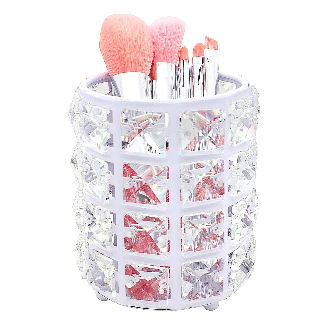 Organizer per pennelli da trucco - Scatola portaoggetti vintage in