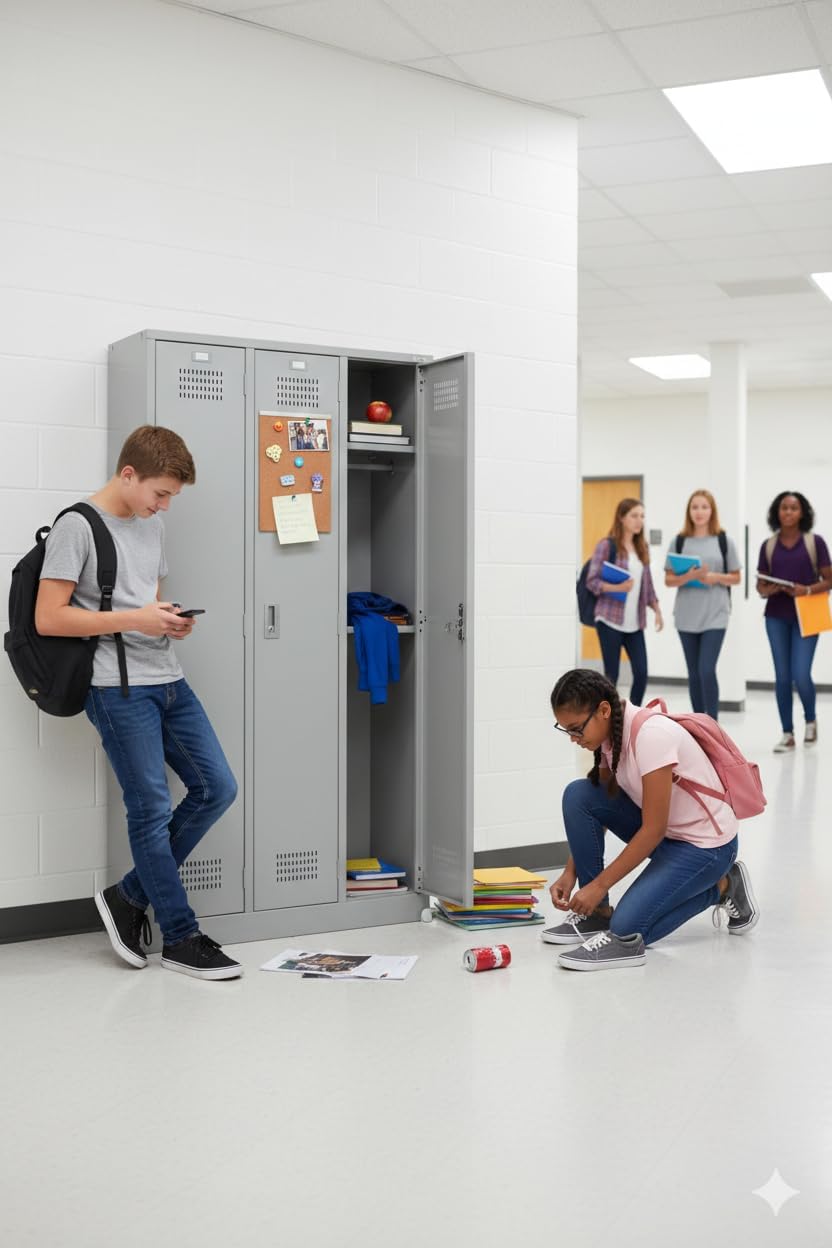 CRUIZER Locker Gym Pool Metal 3 Doors