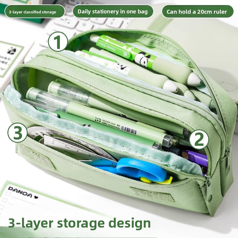 Image of SAJANI 3D Decompression Large Capacity Pencil Case, Multipurpose Stationary Organizer with Handle, Cartoon Printed Pencil Pouch for Boys & Girls (Pack of 1) (Capybara)