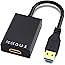USB to HDMI Adapter,ABLEWE USB 3.0/2.0 to HDMI 1080P Video Graphics Cable Converter with Audio for PC Laptop Projector HDTV C