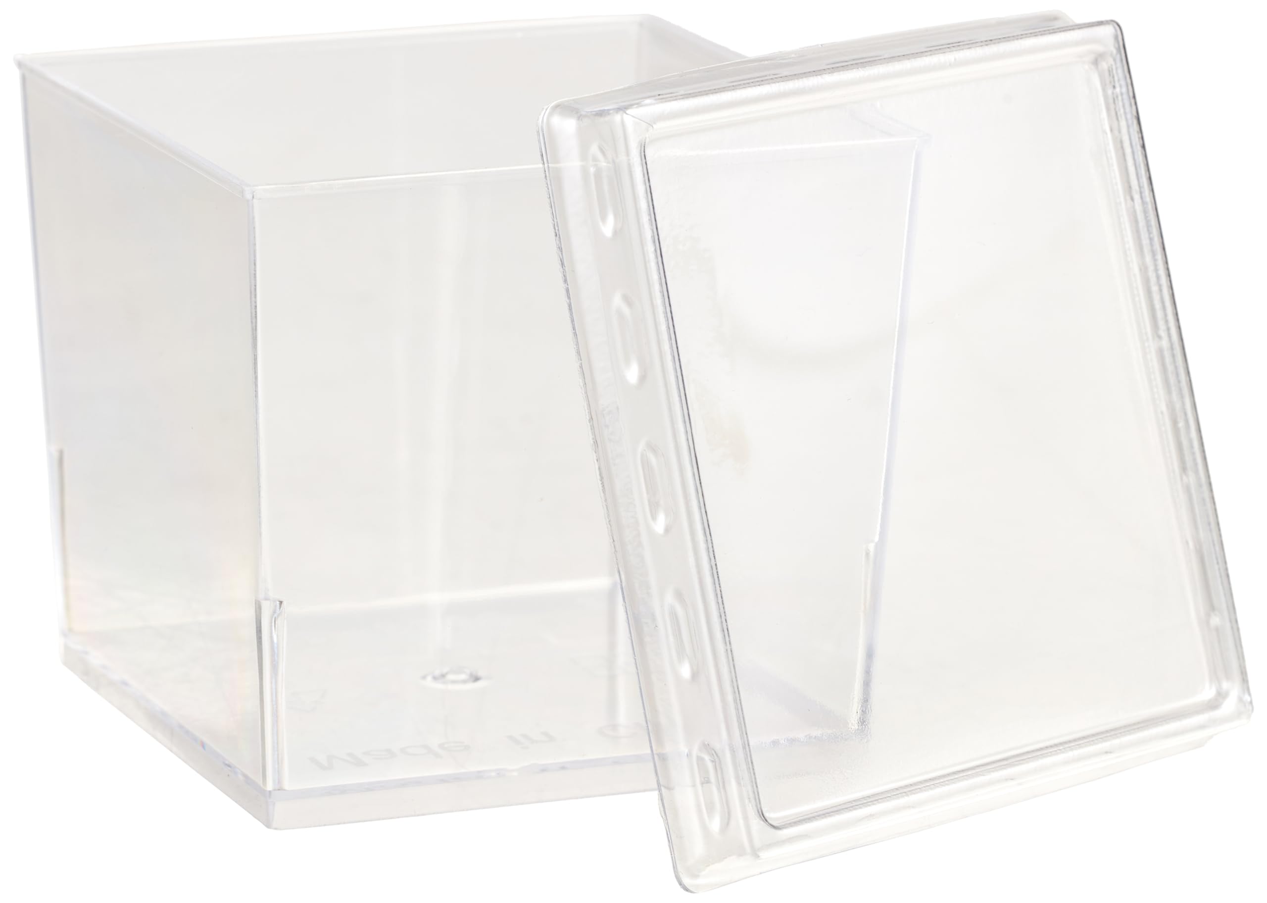 Blue Sky MiniWare Square Clear Plastic Cups with Lids (10ct) - 5oz Disposable Party Drinkware, Perfect for Events and Home Use