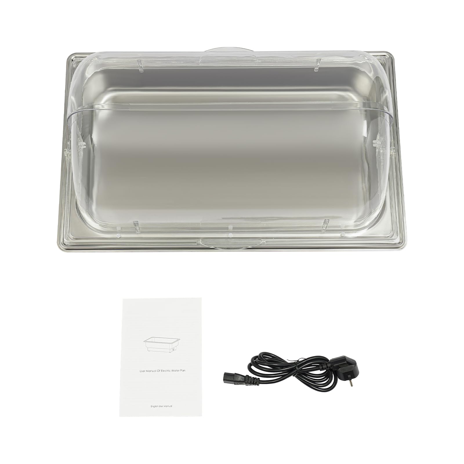 Chafing Dish, Chafing Dish Buffett Set di scaldabagni in acciaio inox per ristoranti a buffet, snack bar, riunioni di famiglia, hotel 56 x 36 x 35 cm