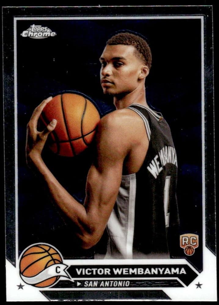 Amazon.com: 2023-24 Topps Chrome #1 Victor Wembanyama RC Rookie