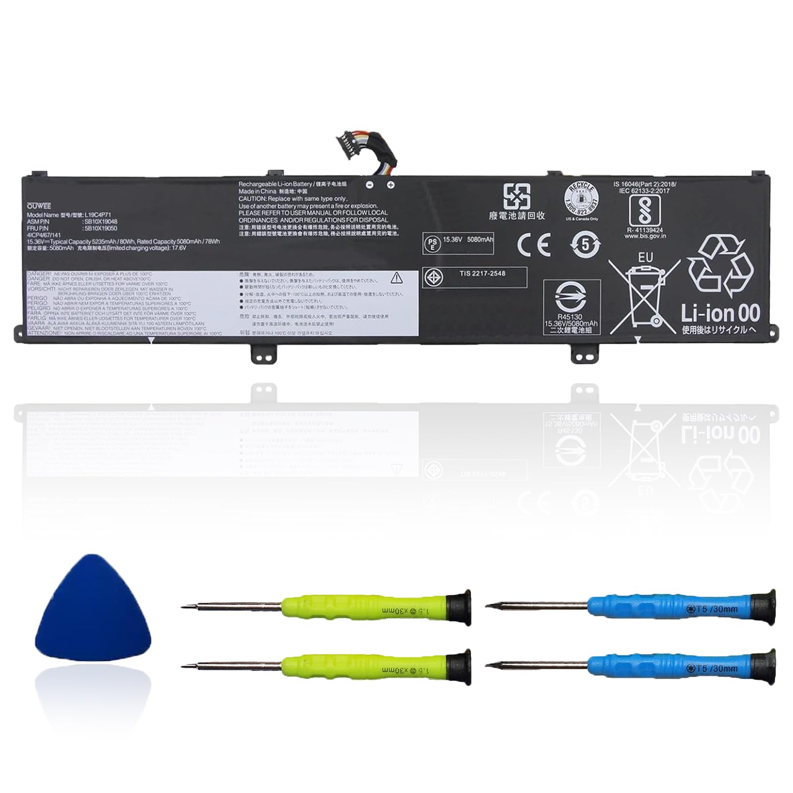 Lenovo L19C6P71 Original Akku 94Wh für ThinkPad P17 Gen 2