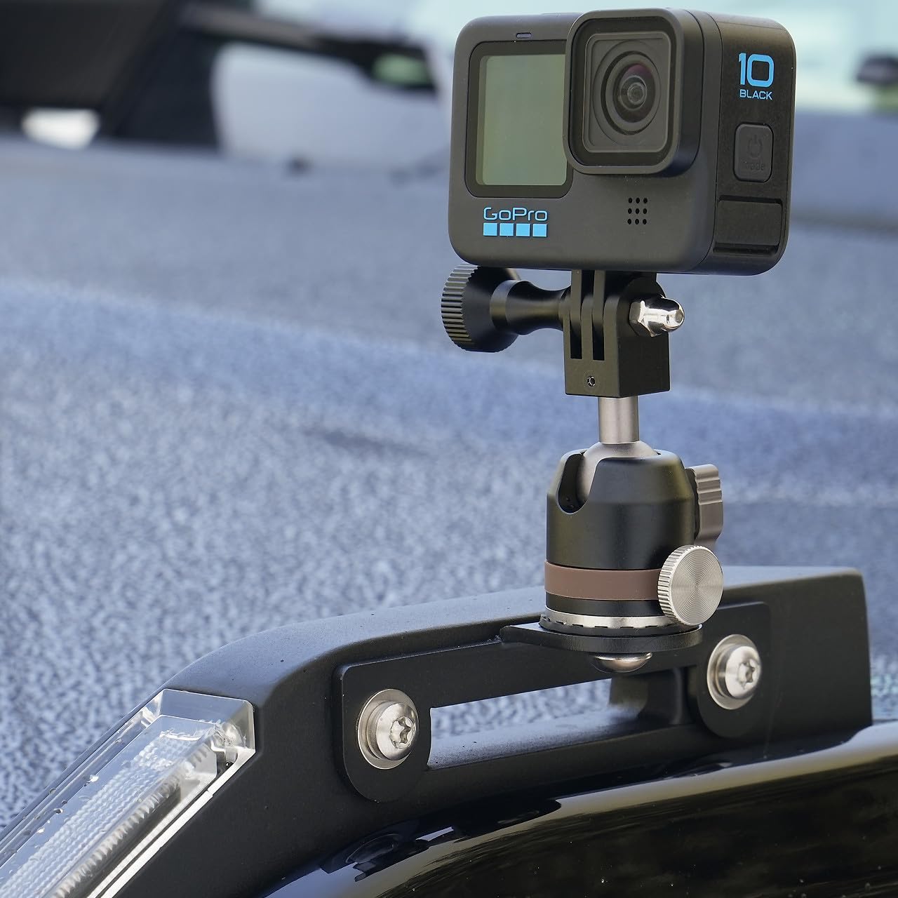 IAG I-Line Trail Sight Action Camera Mount for Ford Bronco 2021+ 2/4 Door (fits GoPro, DJI and More)