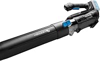 Akumulátorový fúkač lístia Högert Technik 18V, rýchlosť vzduchu 144 km/h, prietok vzduchu 570 m³/h, bez akumulátora, pre záhradu a terasu 4