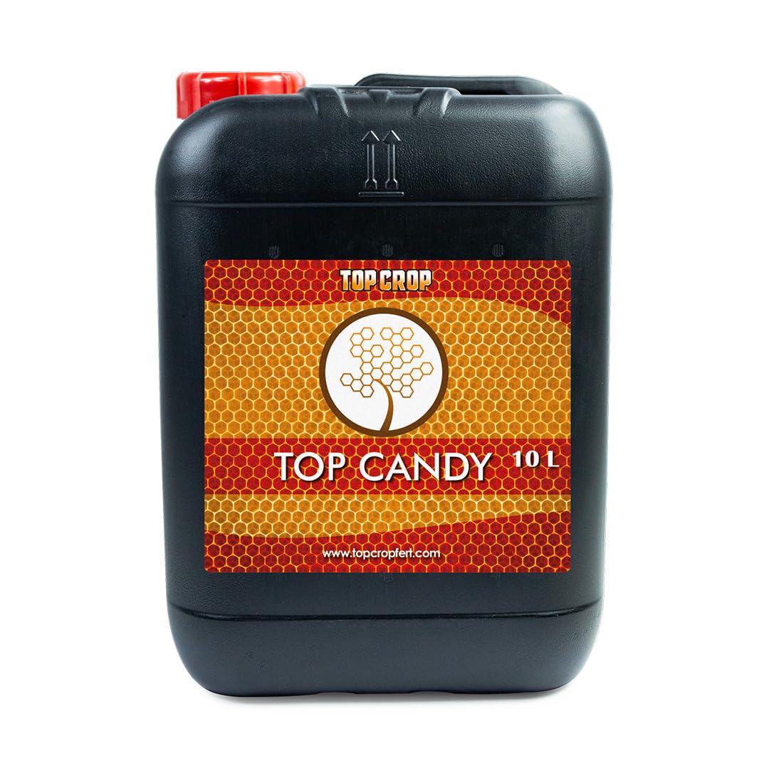 Top Candy 10 L – Fertilizante Orgánico Líquido para Floración, Mejora Aroma, Sabor y Desarrollo de Flores (10 Litros)