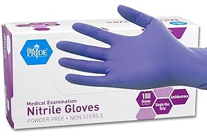 MedPride Powder-Free Nitrile Exam Gloves